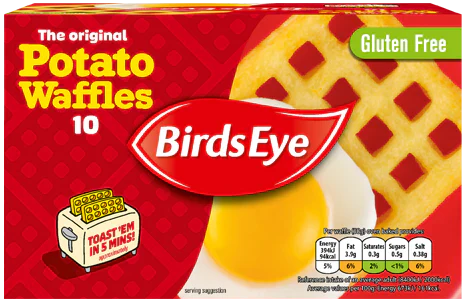 BirdsEye 10 Potato Waffles 567g