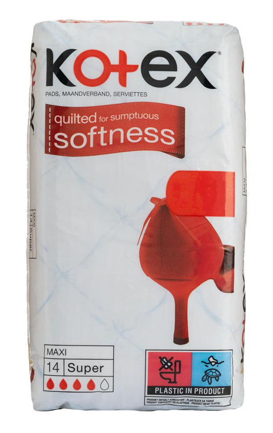 Kotex Super Size 4 Pads 16 Maxi Pads