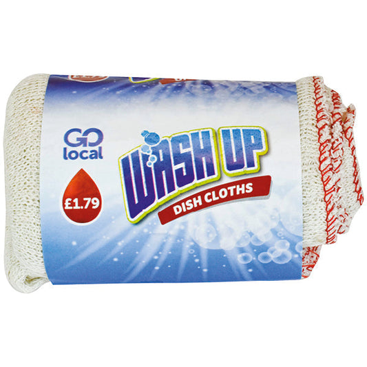 Go Local Wash Up Dish Cloths 4 Pack