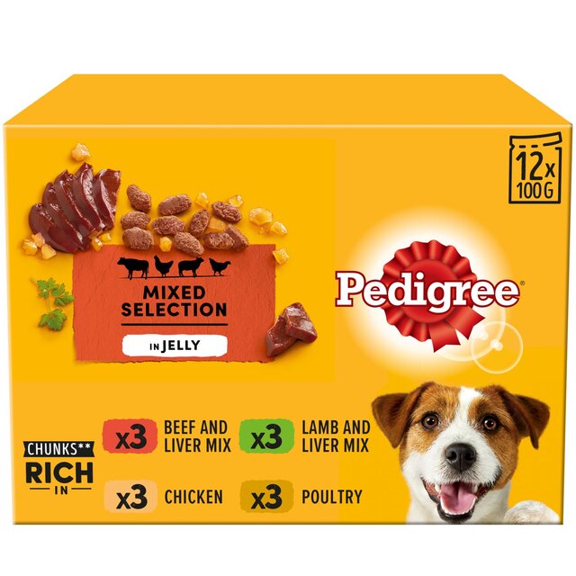 Pedigree Mixed Selection in Jelly 12x100g