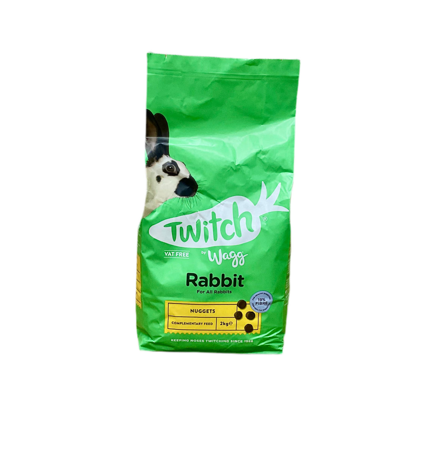 Twitch by Wagg Rabbit Food Nuggets 2kg (CATFOOD)