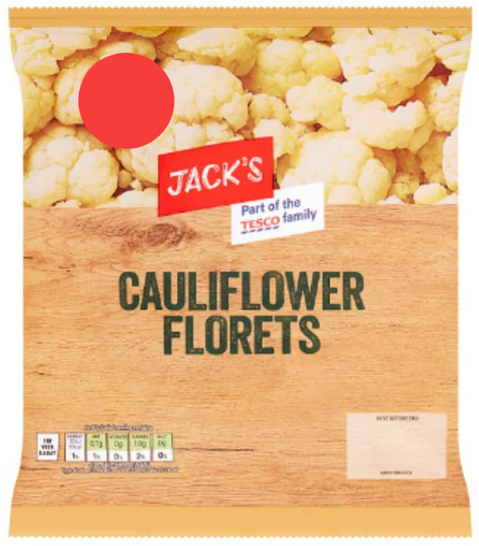 Jack's Cauliflower Florets 500g