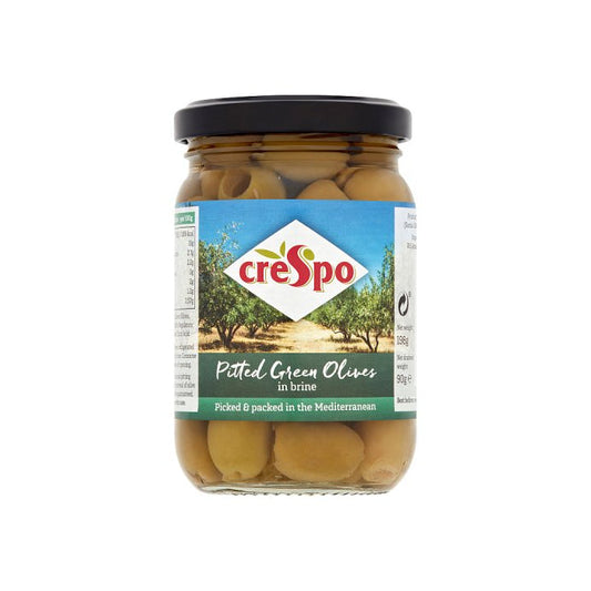 Crespo Pitted Green Olives 354g