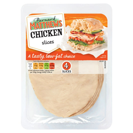 Bernard Matthew's 4 Chicken Slices 80g