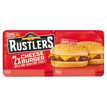 Rustler's 2 Cheese Burgers 264g