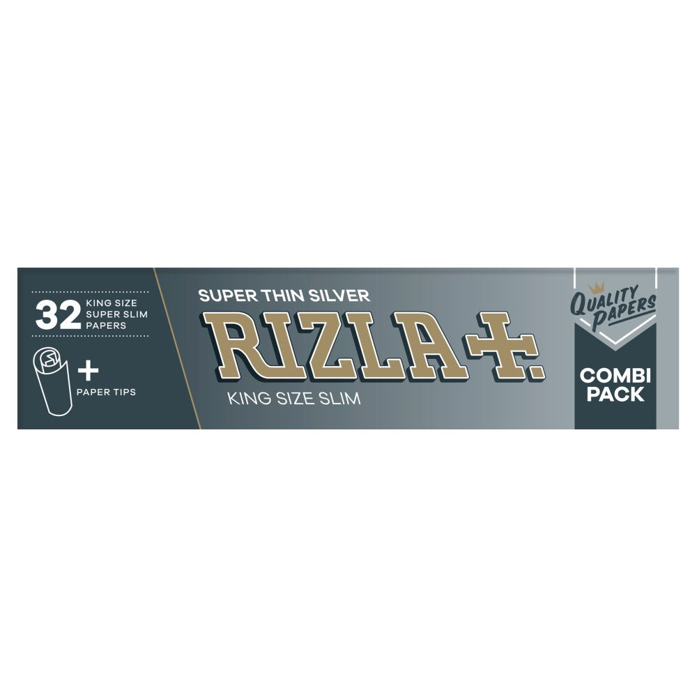 Rizla Large Silver with Tips