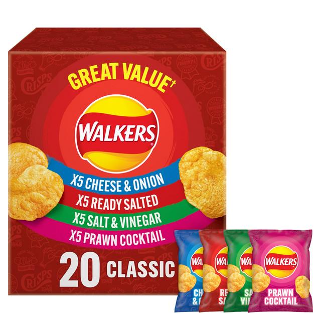 Walkers Classic Variety 20 Pack