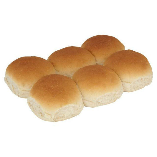 6 White Bread Baps