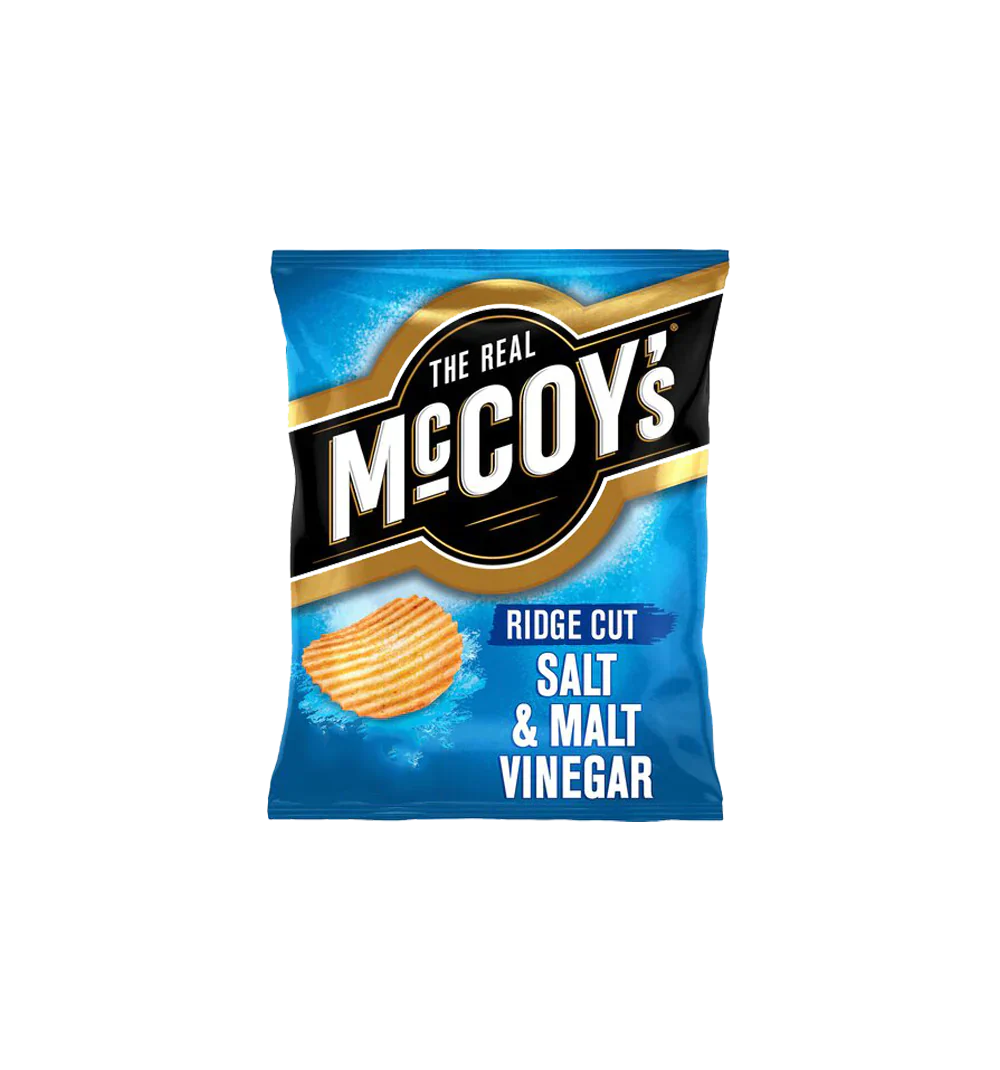 McCoy's Ridge Cut Salt & Malt Vinegar 65g