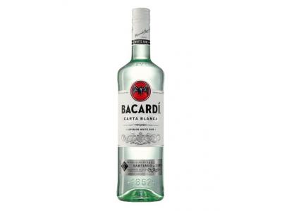Bacardi White Rum 1L