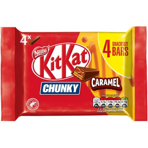 Nestle KitKat Chunky Caramel 4pk 160g