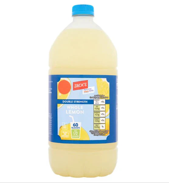 Jack's Whole Lemon Squash 1.5L