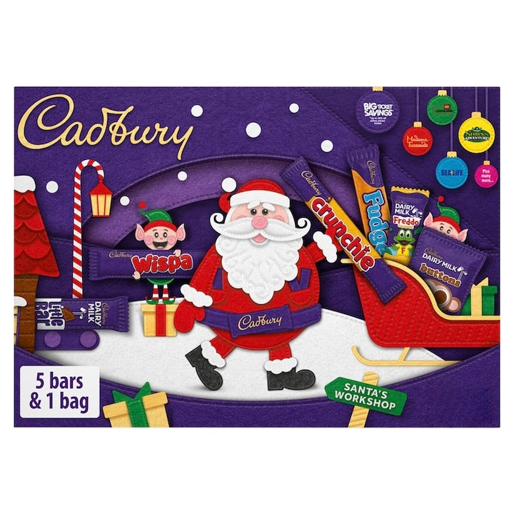 Cadbury Chocolate Christmas Selection Pack 125g