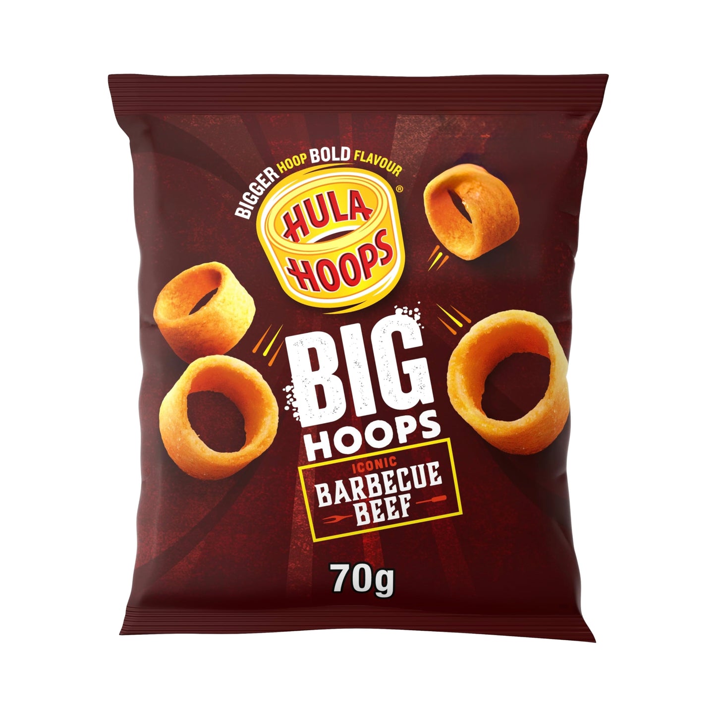 Hula Hoops Big Hoops BBQ Beef 70g