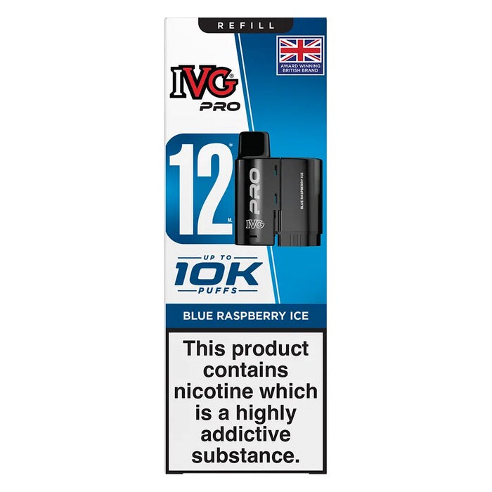 IVG Pro 12 Blue Raspberry Ice Pods