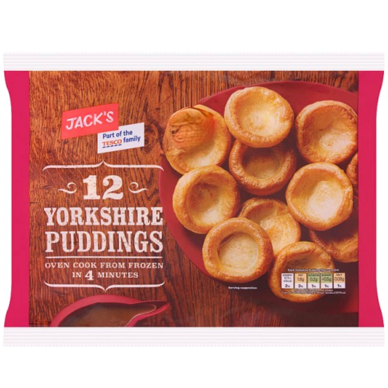 Jack’s 12 Yorkshire Puddings 185g