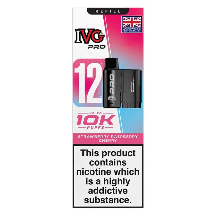 IVG Pro 12 Strawberry Raspberry Cherry Pods