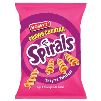 Bobby's Prawn Cocktail Spirals 28g