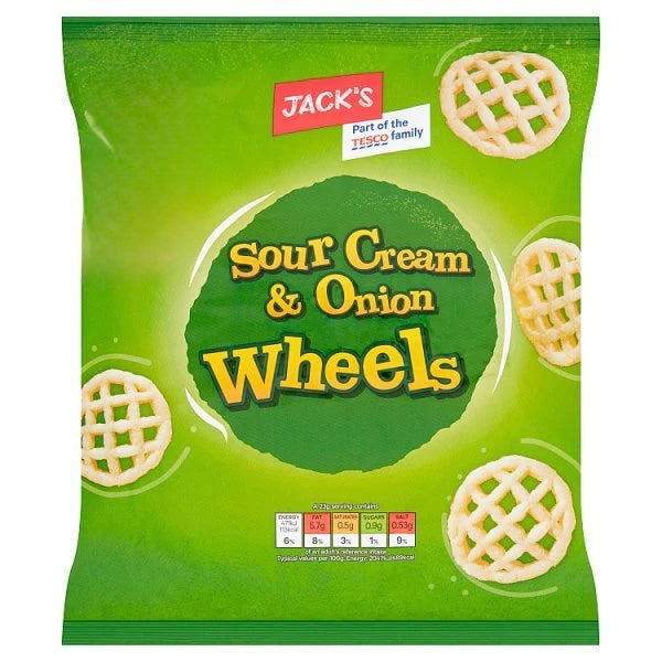 Jacks Onion Rings 70g (CRISPS)
