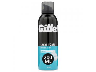 Gillette Scented Shave Foam Sensitive 200ml