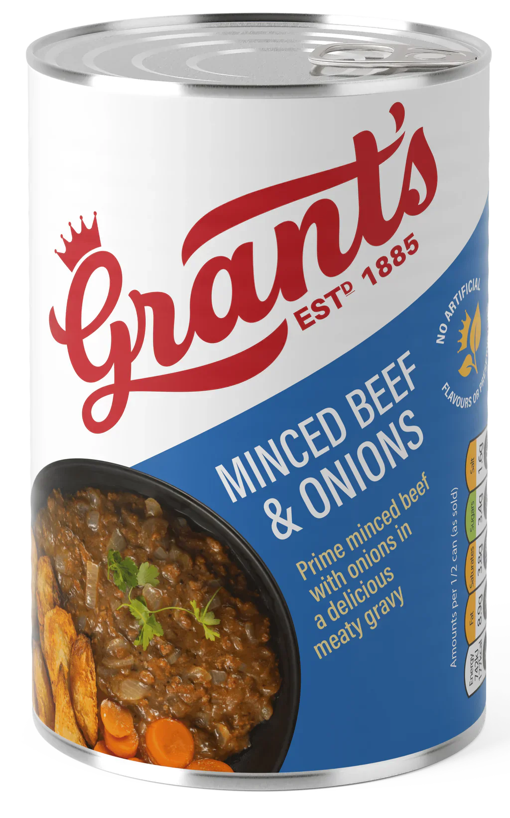 Grant's Minced Beef & Onions 392g