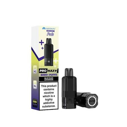Hayati Pro Max+ Blue Razz Lemonade 6000+ Puffs Pods