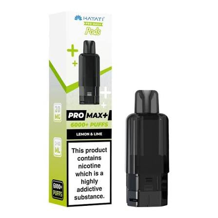 Hayati Pro Max+ Lemon & Lime  6000+ Puffs Pods