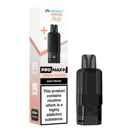 Hayati Pro Max+ Juicy Peach  6000+ Puffs Pods
