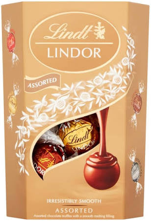 Lindt Lindor Assorted Carton 200g (FESTIVE)