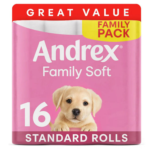Andrex Family Soft 16 Rolls
