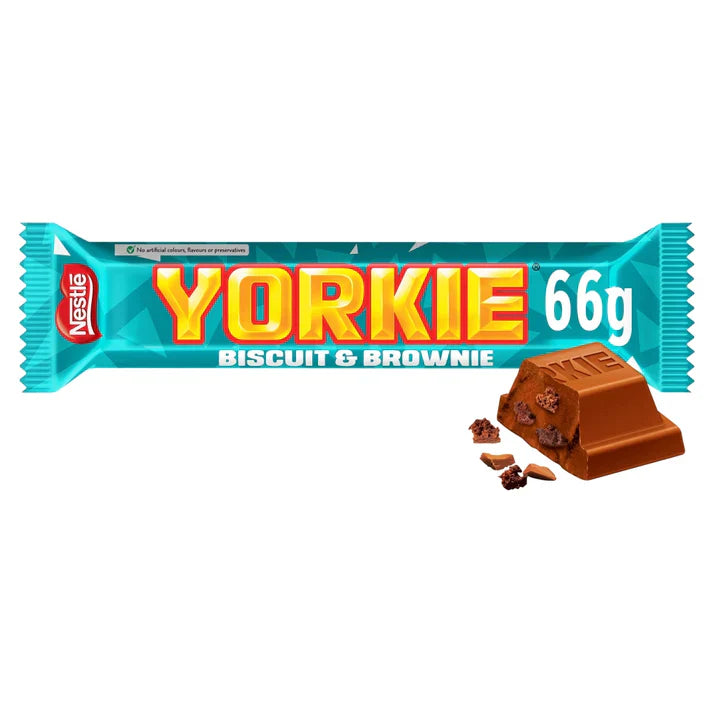 Nestle Yorkie Duo Biscuit & Brownie 66g (CONFECTIONERY)