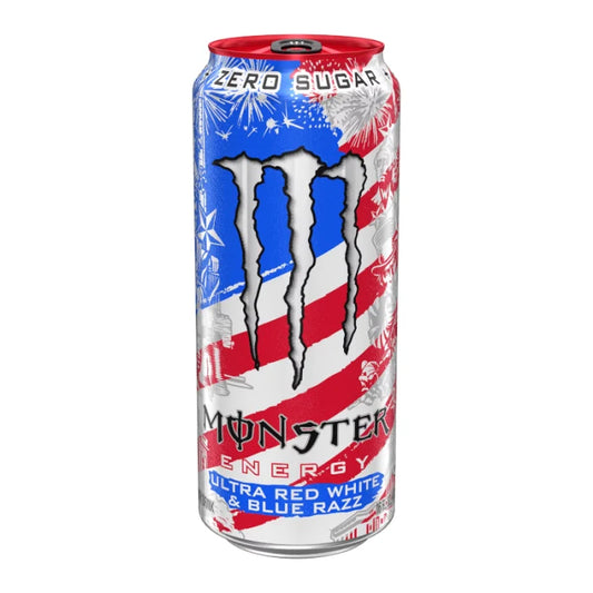 Monster Energy Ultra Red White & Blue Razz 473ml