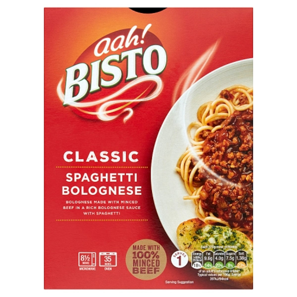 Bisto Classic Spaghetti Bolognese 375g (FROZEN)