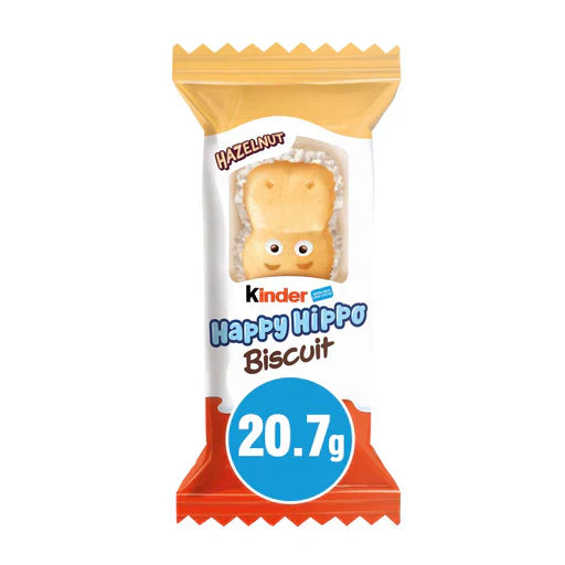 Kinder Happy Hippo Biscuit Hazelnut 20.7g