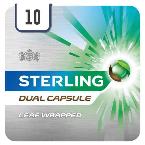 Sterling Dual Leaf Wrapped 10 Kingsize