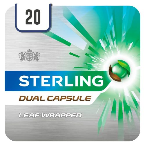 Sterling Dual Leaf Wrapped 20 Kingsize
