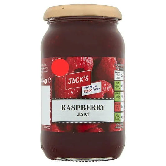 Jack's Seedless Raspberry Jam 454g