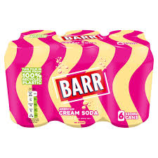 Barr Cream Soda 6x330ml