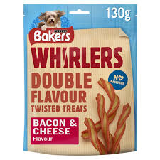 Bakers Whirlers Bacon & Cheese 130g