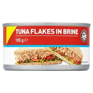 Euro Shopper Tuna Flakes in Brine 185g