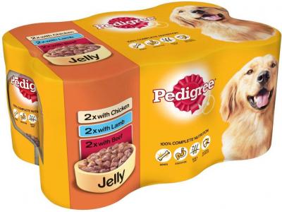 Pedigree Chunks in Jelly 6x385g