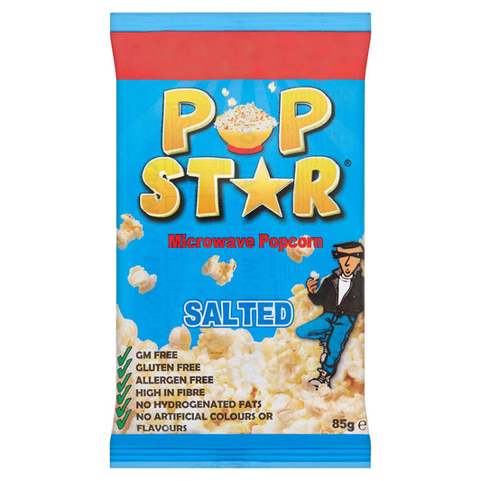 Pop Star Microwave Salted Popcorn 85g