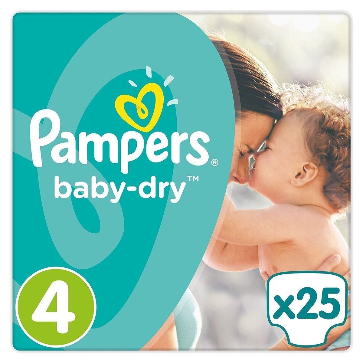 Pampers Baby-Dry Size 4 Nappies